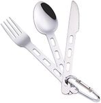 DZRZVD Camp Flatware Sets- Stainles