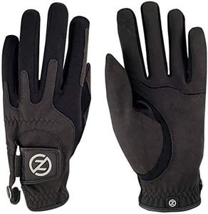 Zero Friction Men's Storm All Weather Golf Gloves, One Size, Black, Pair