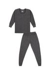 DYCA Kids Unisex Thermal Set Pack of 1-Charcoal Melange…