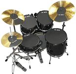 Vic FIrth - Silent Practice Individual Drum Mute Pad Set - Drum Diameter Sizes: 10”, 12”, 14”, 16", 22", HiHat and Cymbal (x2)