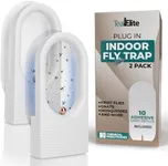 Plug in Fly Trap Indoor 2-Pack - Effective Indoor Flying Insect Trap |UV Bug Light Indoor Plug in | Non-Toxic Indoor Fly Trap for Home for Fruit Fly, Wasp, House Fly, Bug, Mosquito