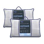 Silentnight Wellbeing Cool Touch Pillows 2 Pack – Luxury Cooling Pillows Helping Prevent Overheating and Night Sweats Cooling Pad– Medium Support for Back and Side Sleepers – Pack of 2