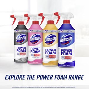 Domestos Power Foam Citrus Cleaner, 450ml – Bathroom & Kitchen