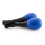 TIGER MAR28-BL Mini Egg Maracas Childrens Percussion Shaker Instrument Blue One Pair