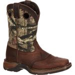 Durango Western Boots Boys 8" Kids Camo Saddle 11 Child Brown DBT0120