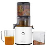 Omega Juicer JC2022WHT11 Slow Masticating Cold Press Vegetable and Fruit Juice Extractor Effortless Series for Batch Juicing with Extra Large Hopper for No-Prep, 68-Ounce Capacity, 150-Watts, White
