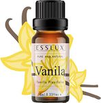 Esslux Vanilla Essential Oil - 100% Pure Natural Vanilla Oleoresin for Diffuser & Skin | Long-Lasting Vanilla Aroma for Relaxation & Sweet Scent | Therapeutic Grade Oil for Soap Making & DIY - 10 ML