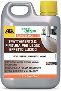 FILA Surface Care Solutions, PARQUET WAX, Cera Parquet e Pavimenti in Legno, Effetto Lucidante per Parquet, Adatta come Cera per Parquet Rovinato e Cera per Legno Verniciato, Facile da Applicare, 1L