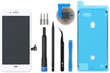 Screen Replacement Compatible with iPhone 8 Plus - Fix Kit - White