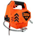Mile Marker 71-1000 Rhino Pull 1000 Portable Electric Winch | 39 Feet of Synthetic Rope | Lifts or Pulls Up to 1000 Pounds | Brushless Motor | Variable Speed | Wired & Wireless Remote