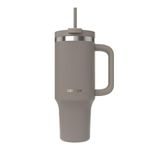 Contigo Streeterville Tumbler, 40 oz (1.18 L), Insulated Stainless Steel Water Bottle with Straw and Leak-Proof Lid, Inky Cap