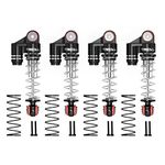 Treal SCX24 Aluminum Shocks Threaded (4P) for Axial 1/24 Truck -Black