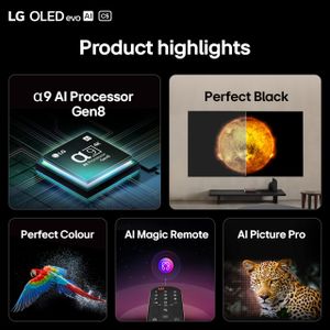 LG 42" OLED 4K Smart TV – Ultra HD, HDR, Thin Design