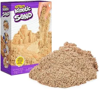 Kinetic Sand, 11lb (5kg) Natural Brown Bulk Play Sand for Arts and Crafts, Sandbox, Moldable Sensory Toys, Christmas Gifts for Kids Ages 3+