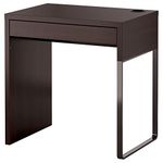 Ikea Micke ABS Plastic Desk (Black and Brown, 73x50 Cm/28 3/4x19 5/8 Inch)