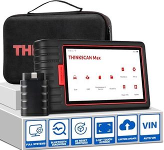 Thinkscan Max Car Diagnostic Scan Tool for All Vehicles All System OBD2 Scanner with 28 Maintenance Functions , AutoVIN /IMMO /EPB /BMS/SAS/ABS Bleeding/TPMS Sevices etc