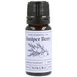 Nikura Juniper Berry Essential Oil - 10ml | 100% Pure Natural Oils | Perfect for Aromatherapy, Diffusers, Humidifier, Bath | Great for Self Care, Stress Relief, Improving Sleep | Vegan & UK Made