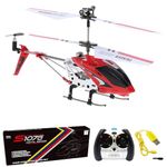 Goolsky S107G Mini RC Helicopter, 2.4G 3 Channel Remote Control Helicopter with Gyro and LED Lights for Kids & Beginner, Altitude Hold, One Key Take Off/Landing, Aircraft Indoor Flying Toy