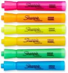 Sharpie Tank Highlighters, Chisel Tip, Assorted Colors, 12-Count