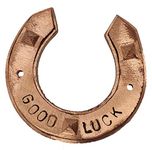 Plus Value Goodluck Copper Pyramid Horse Shoe Home Office Main Door Entrance Vastu Remedies Products Items for Positive Energy, Protection from Evil Eyes