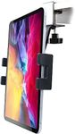 Kitchen Tablet Holder, woleyi Easy-Install Under Cabinet Tablet Mount, CupBoard Tablet Stand Clamp for iPad Pro 12.9, 10.5, 9.7 Air Mini, iPhone, Galaxy Tabs, Switch, More 4-13" Tablets and Phones