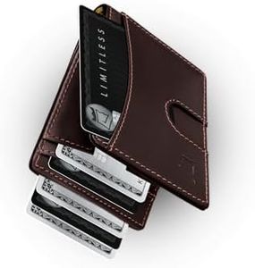Kings Loot Money Clip Slim Minimalist Wallet for Men, Umber