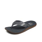 Reef Men's Sandals | Santa Ana Flip Flops, Grey, 9