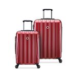 DELSEY Paris Helium Aero Hardside Expandable Luggage with Spinner Wheels, Metallic Blue, 2-Piece Set (21/25), Helium Aero Hardside Expandable Luggage with Spinner Wheels