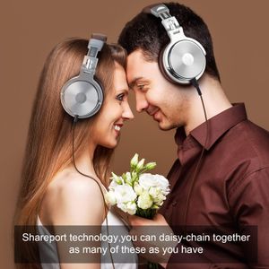 OneOdio Wired Over-Ear Headphones – Brown