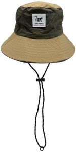 Surf Monkey Boonie Hat Impermeable Hombre/Mujer - Talla única - Sombrero pleable (Verde)