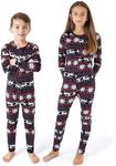 Rocky Kids Onesie Cozy Jumpsuit, Unisex, Fleece Lined, for Boys & Girls, Long Sleeve Thermals (Stay-Soft) Christmas 10