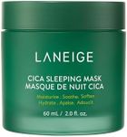 LANEIGE Cica Sleeping Mask: Korean Overnight Mask, Hypoallergenic, Fermented Forest Yeast Extract, Madecassosides, Soothe Stressed Skin, Barrier-Boosting, Dryness, Redness