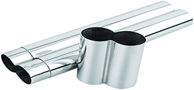 Quality Importers Trading 2-Cigar Tube, Stainless Steel