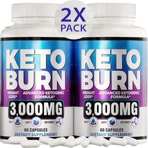 (2 Pack) Keto Pills - Keto Diet Pills - Weight Fat Management Loss - Keto Supplement for Women and Men - Apple Cider Vinegar ACV - Keto ACV Gummies Advanced - Made in USA