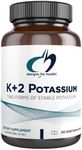 Designs for Health K+2 Potassium Vegetarian Capsules, 300mg, 120 Count