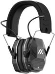 AXIL MX II PRO Bluetooth Earmuffs for Work, Hunting, Shooting - Ear Muffs for Noise Reduction with Sound Amplification & Impact Compression, Tap Controls - Bluetooth Hearing Protection Headphones
