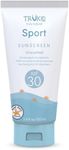 TruKid Sport SPF30 Face Sunscreen Unscented 3.4oz Baby Sunscreen, Natural Ingredients Kids Sunscreen, Reef-Friendly Travel Size Sun Screen, Beach Defense Sunscreen for Kids, Toddlers, Babies & Adults