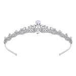 Ever Faith Silver-Tone Austrian Crystal Wedding Hair Tiara Headband