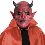 CreepyParty Halloween Mask Devil Evil Latex Full Head Realistic Masks Demon Scary Fancy Dress for Carnival Costume Birthday Party