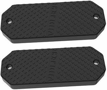 VIDLECE 56lbs Gun Magnet - Magnetic Holder for Rifles, Pistols, Shotguns, Cars, Trucks, desks, safes, and Wall conceals, Rubberized, with Adhesive and Screws (Black)