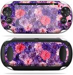 MightySkins Skin Compatible With PS Vita PSVITA Playstation Vita Portable wrap sticker skins Purple Flowers