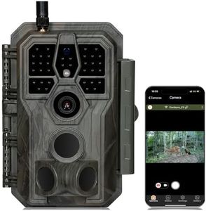 GardePro E8 Trail Camera WiFi 32MP 1296p Fast 0.1s Trigger Speed Motion Activated 100ft Night Vision IP66 Waterproof