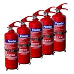 5x FireShield 2kg ABC Dry Powder Fire Extinguisher, Cars, HGVs, Homes, Pack of 5