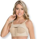 M&D 0018 Surgical Breast Augmentation Bra w/Strap | Faja Colombiana Bra Beige