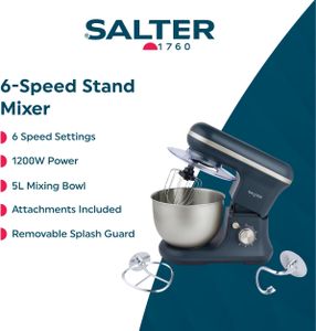 Salter Marino 5L Stand Mixer – Blue
