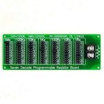 Electronics-Salon 1R - 9999999R Seven Decade Programmable Resistor Board, Step 1R, 1%, 1/2 Watt.