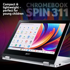 Acer Chromebook Spin 311 Laptop – 64GB Storage, 11.6" Touchscreen