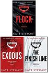 The Ravenhood Series By Kate Stewart 3 Books Collection Set (Flock, Exodus, The Finish Line)