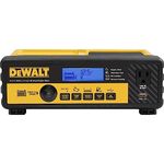 DEWALT DXAEC801B 30 Amp Bench Battery Charger: 80 Amp Engine Start, 2 Amp Maintainer, 120V AC Outlet, 3.1A USB Port, Battery Clamps, Single Battery Charger