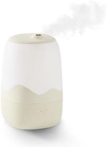 Babymoov Humidicateur d'air Wave - Vapeur Froide - Longue Autonomie Jusqu'à 26h (4L) - Minuterie 2, 4, 8h - Arrêt Auto Buse 360°- Simple d'Utilisation - Veilleuse Multicolore - Silencieux